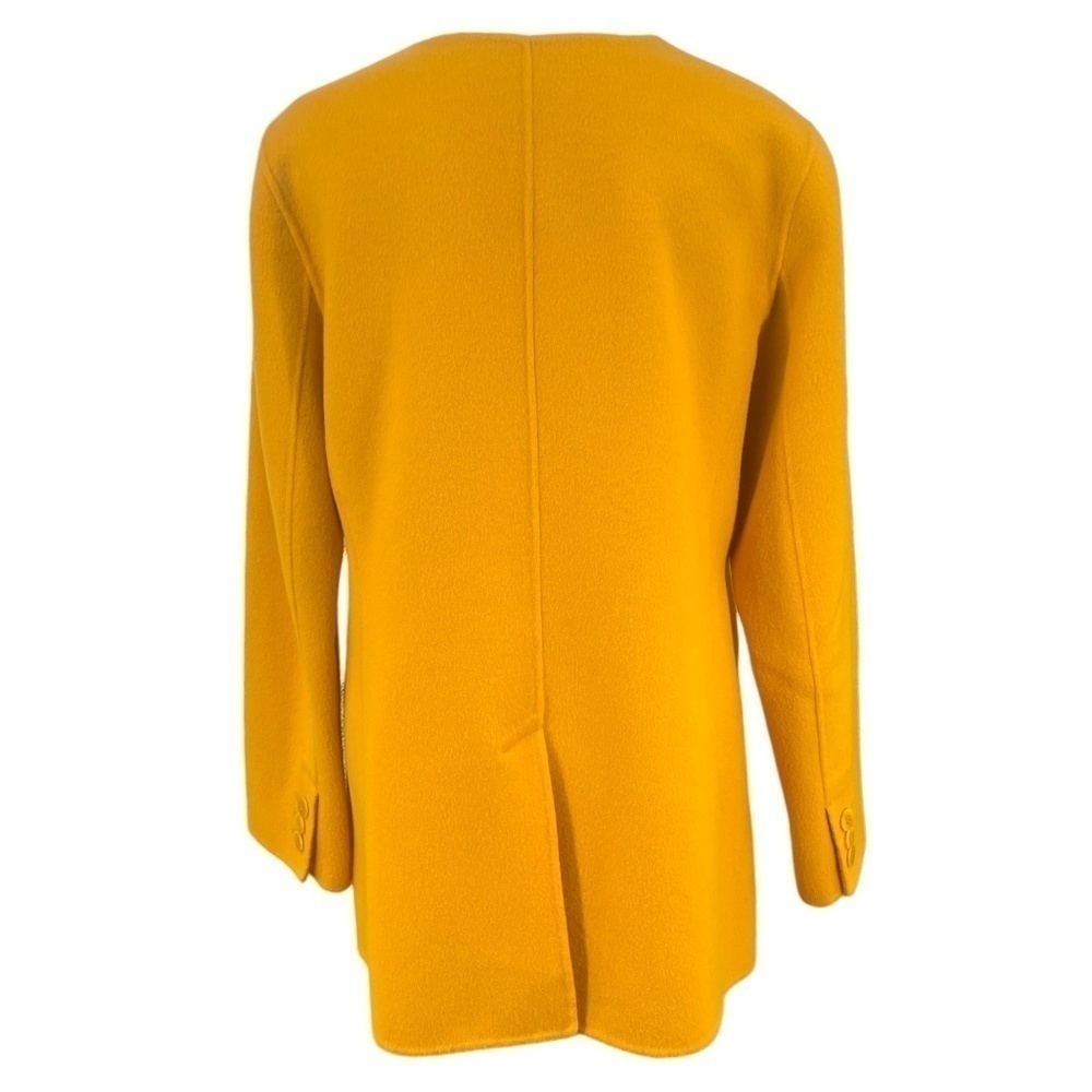 Talbots Double Face Soft Wool Jacket, Mustard, Si… - image 5